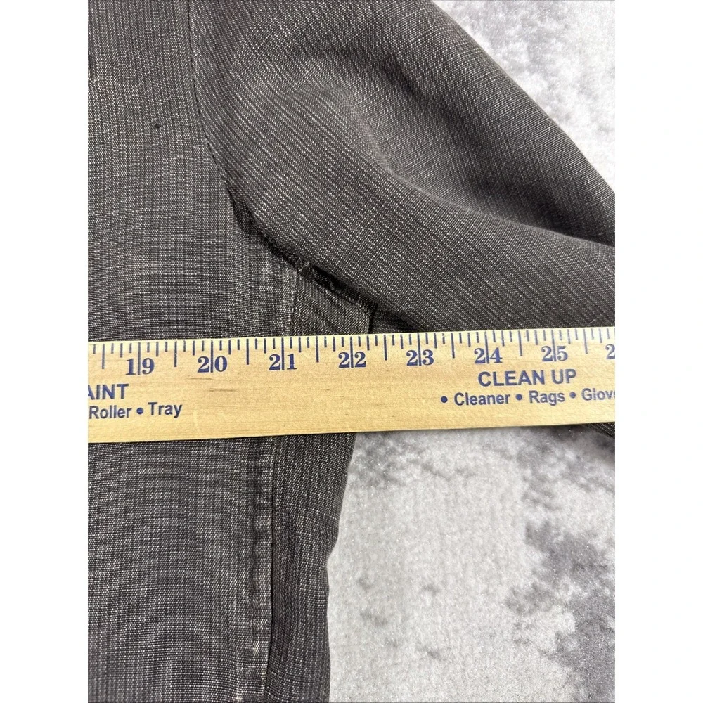 Banana Republic Blazer Mens Size 42R Linen Blend Two Button Preppy Office Career